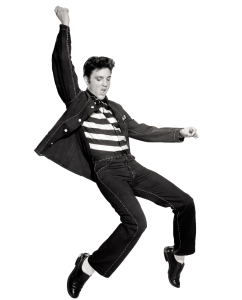 Elvis dancing. Joy